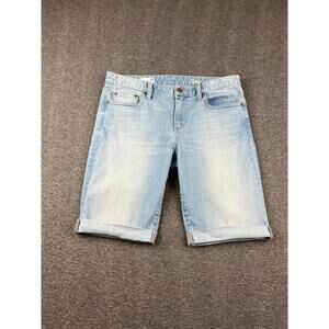 Gap Skinny Bermuda Denim Shorts Light Wash Size 29